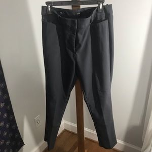 High Waisted Curvy Skinny Loft Dark Grey Size 8